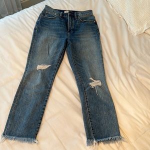 MADEWELL straight leg jeans